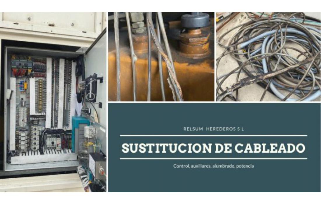 sustitución de cableado