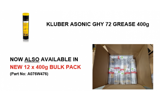 Nuevo pack de grasa Kluber 12x400grs