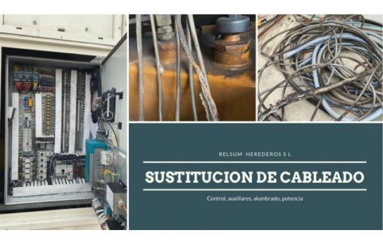 Replacement of wiring for 2000 kW generator set