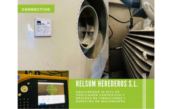 Equilibrado in situ y alineación laser de accionamiento de molino